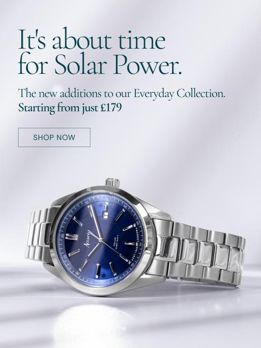 Sun powered watch online